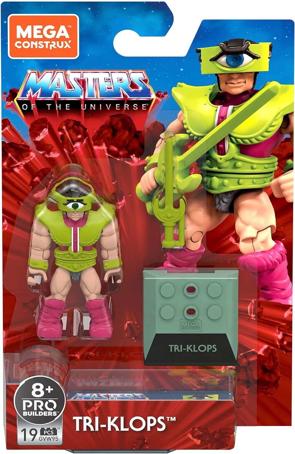 Original packaging for GVW95 Heroes Tri-Klops