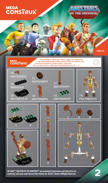 Instruction booklet for FND73 Teela