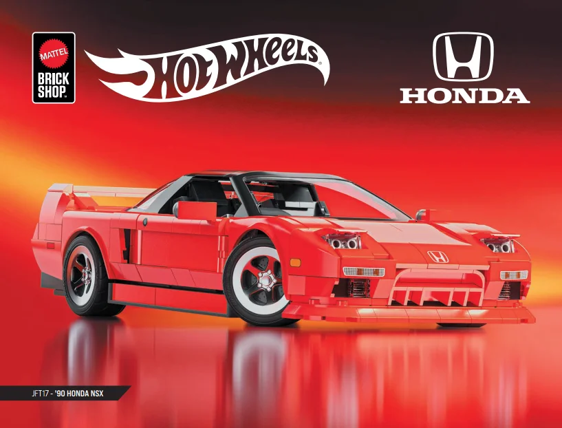 Instruction booklet for JFT17 ’90 Acura NSX