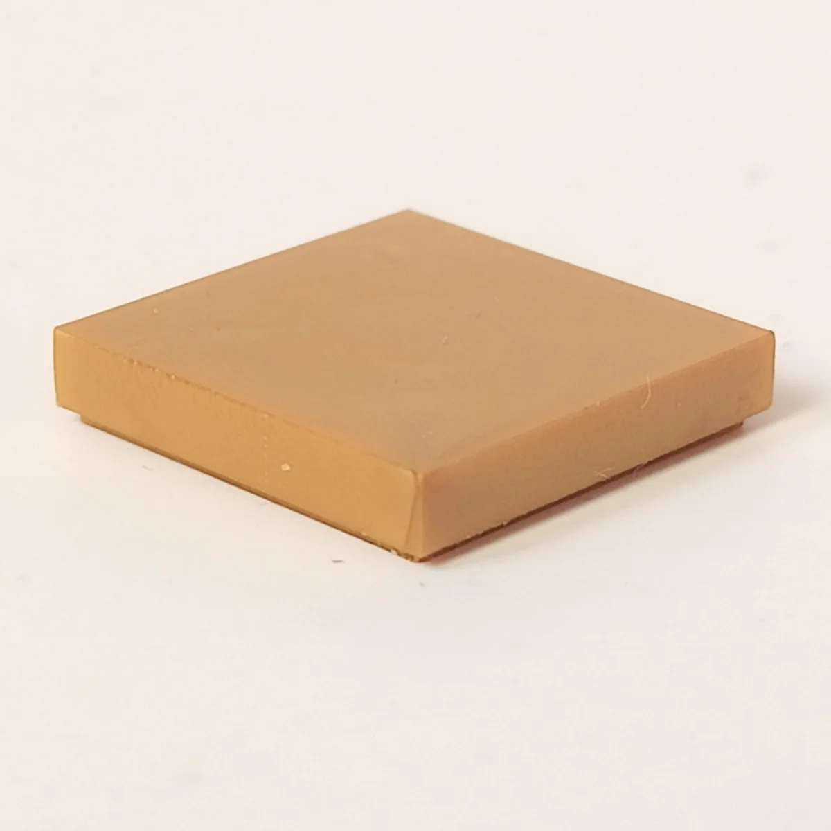 Tile 2 x 2 in Gold, Tarnished