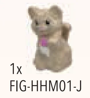 Kitten, left paw up (dark tank fur, pink collar pattern)