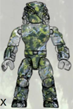 Figure, Predator: Predator, active camo